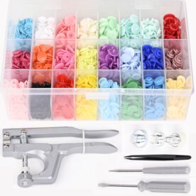 24 Colors Snap Fastener Kit