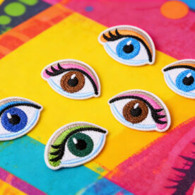 3D Embroidered Eye Patches
